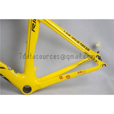 Ridley Carbon Road Bicycle Frame R6 Yellow-Ridley Road