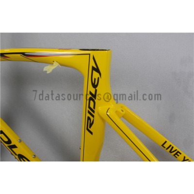 Ridley Carbon Road Bicycle Frame R6 Yellow-Ridley Road