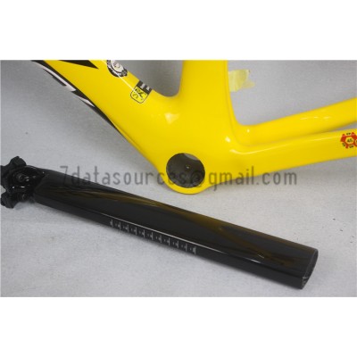 Ridley Carbon Road Bicycle Frame R6 Yellow-Ridley Road