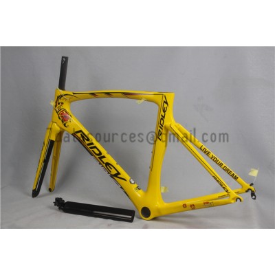 Ridley Carbon Road Bicycle Frame R6 Yellow-Ridley Road