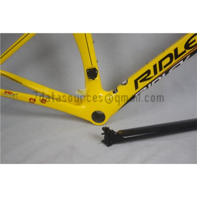 Ridley Carbon Road Bicycle Frame R6 Yellow-Ridley Road