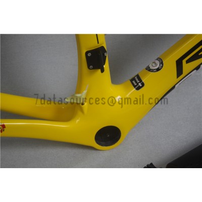 Ridley Carbon Road Bicycle Frame R6 Yellow-Ridley Road