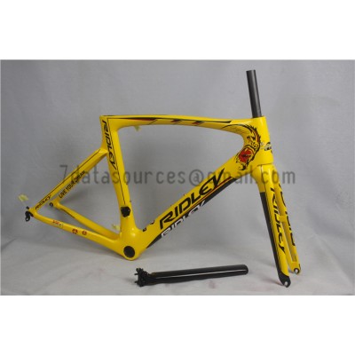 Ridley Carbon Road Bicycle Frame R6 Yellow-Ridley Road