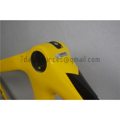 Ridley Carbon Road Bicycle Frame R6 Yellow-Ridley Road