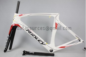 Telaio bici da corsa Ridley Carbon NOAH SL bianco