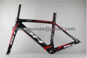 Cuadro de bicicleta de carretera de carbono BH G6 rojo