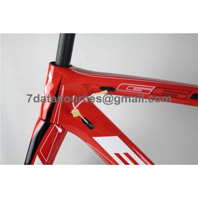 Quadro de bicicleta de bicicleta de estrada BH G6 Carbon vermelho-BH G6 Frame