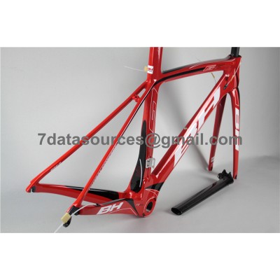 Quadro de bicicleta de bicicleta de estrada BH G6 Carbon vermelho-BH G6 Frame