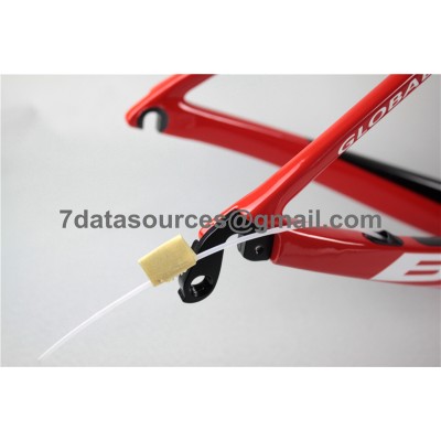 Cadre de vélo pour vélo de route BH G6 en carbone rouge-BH G6 Frame