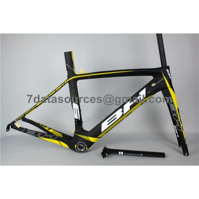 Cuadro de bicicleta de carretera BH G6 Carbon amarillo-BH G6 Frame