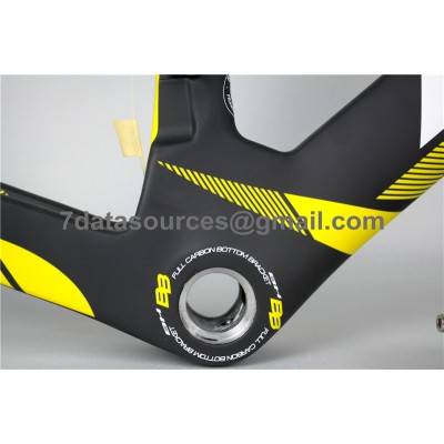 Cuadro de bicicleta de carretera BH G6 Carbon amarillo-BH G6 Frame