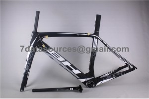 Cuadro de bicicleta de carretera de carbono BH G6 blanco