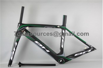 Cuadro de bicicleta de carretera de carbono BH G6 verde