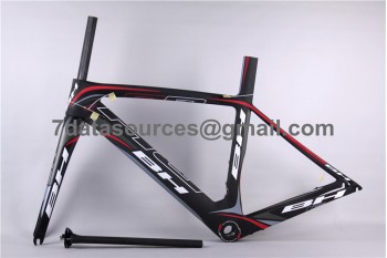 Cuadro de bicicleta de carretera de carbono BH G6 rojo