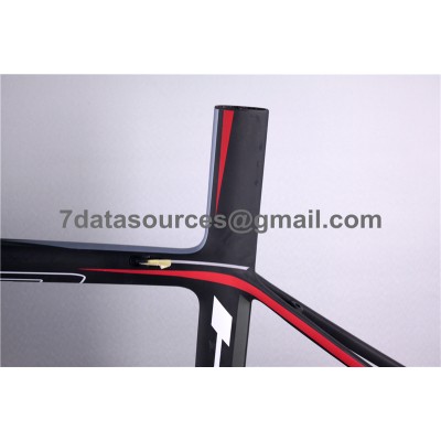 Cadre de vélo pour vélo de route BH G6 en carbone rouge-BH G6 Frame