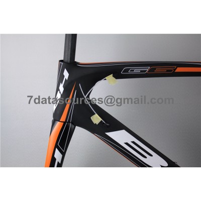 BH G6 Carbon Road Bike Cykelram Orange-BH G6 Frame