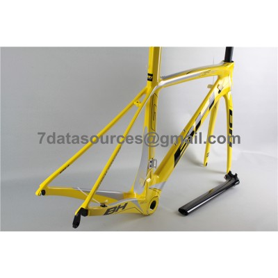 Cuadro de bicicleta de carretera BH G6 Carbon amarillo-BH G6 Frame