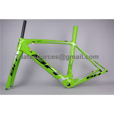 BH G6 Carbon Road Bike Cykelram Grön-BH G6 Frame