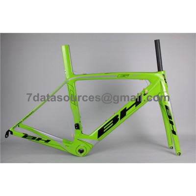 BH G6 Carbon Road Bike Cykelram Grön-BH G6 Frame