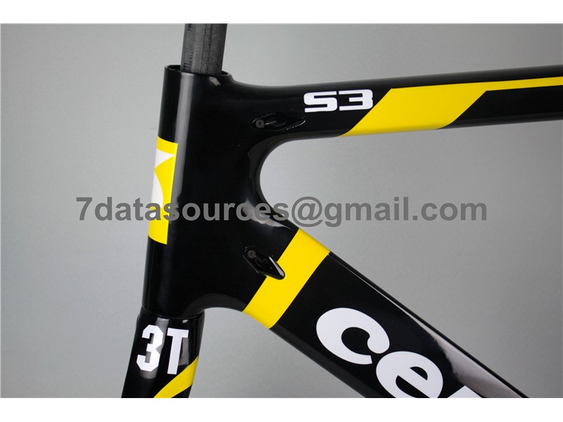 Cevelo S3 カーボン ロードバイク自転車フレーム イエロー