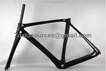 Cuadro de bicicleta de carretera de fibra de carbono De Rosa 888 sin calcomanías