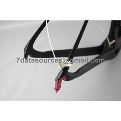 デローザ888カーボンファイバーロードバイク自転車フレームデカールなし-De Rosa Frame
