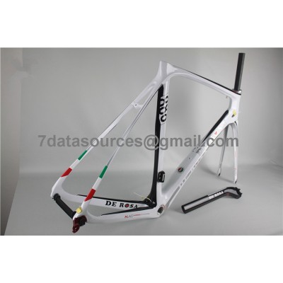 Рама для велосипеда De Rosa 888 Carbon Fiber, цвет белый-De Rosa Frame