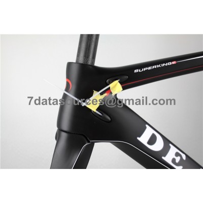 De Rosa 888 Carbon Fiber Road Bike Cykelram Svart-De Rosa Frame