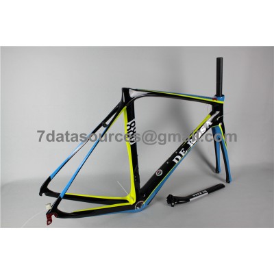 De Rosa 888 Carbon Fiber Road Bike Bicycle Frame Blue-De Rosa Frame