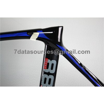 De Rosa 888 Carbon Fiber Road Bike Bicycle Frame Blue-De Rosa Frame