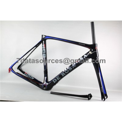 De Rosa 888 Carbon Fiber Road Bike Bicycle Frame Blue-De Rosa Frame