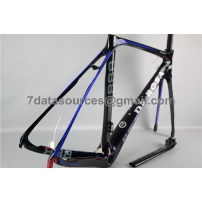 Telaio per bici da strada in fibra di carbonio De Rosa 888 blu-De Rosa Frame