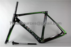 De Rosa 888 süsinikkiust maanteejalgrattaraam, roheline