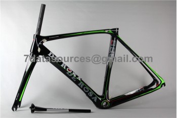 Cadre de vélo de route en fibre de carbone De Rosa 888 vert