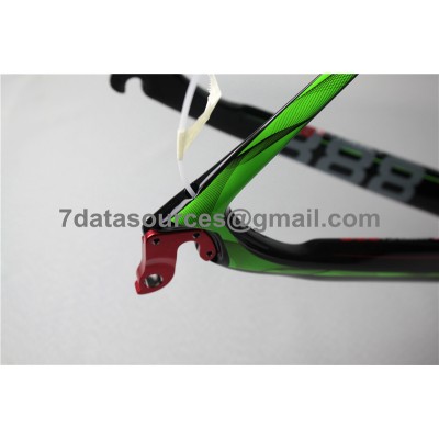 Telaio bici da strada De Rosa 888 in fibra di carbonio verde-De Rosa Frame