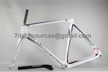 De Rosa 888 Carbon Fiber Road Bike Bicycle Frame white