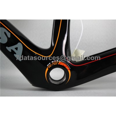 De Rosa 888 Carbon Fiber Road Bike Bicycle Frame Orange-De Rosa Frame