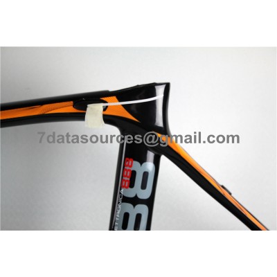 De Rosa 888 Carbon Fiber Road Bike Cuadro De Bicicleta Naranja-De Rosa Frame