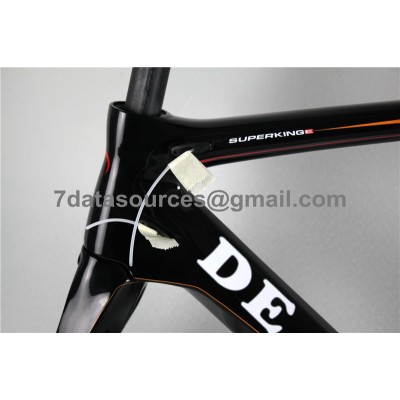 De Rosa 888 Carbon Fiber Road Bike Bicycle Frame Orange-De Rosa Frame