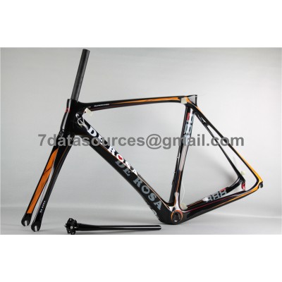 Telaio per bici da strada in fibra di carbonio De Rosa 888 arancione-De Rosa Frame