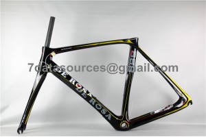 De Rosa 888 Carbon Fiber Road Bike Bicycle Frame Yellow