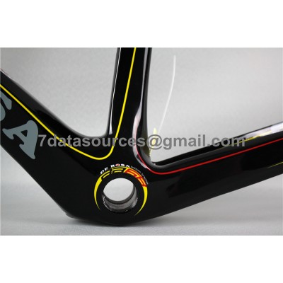 De Rosa 888 Carbon Fiber Road Bike Bicycle Frame Yellow-De Rosa Frame