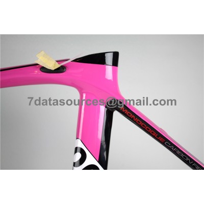 Cuadro de bicicleta de bicicleta de carretera De Rosa 888 Carbon Fiber rosa-De Rosa Frame