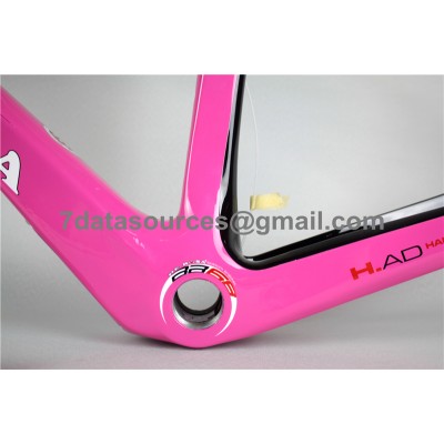 De Rosa 888 Carbon Fiber Road Bicycle Frame Pink-De Rosa Frame