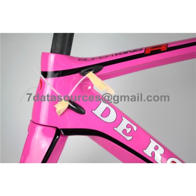 De Rosa 888 Carbon Rennrad Fahrradrahmen Pink-De Rosa Frame