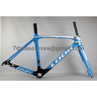 Look 695 Carbon Fiber Road Bike Bicycle Frame Blue-Look Frame