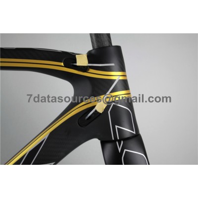 Look 695 Carbon Fiber Road Bike Bicycle Frame Gold-Look Frame