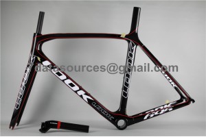 Look 695 Carbon Fiber Road Bike Bicycle Frame Red Linellae