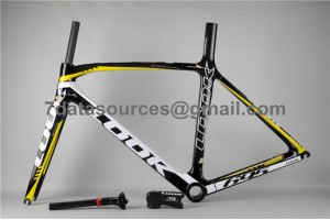 Look 695 Carbon Fiber Road Bike Bicycle Frame Yellow