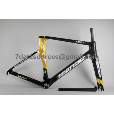 Kolfiber Road Bike Cykelram Mendiz RST Gold-Mendiz Frame